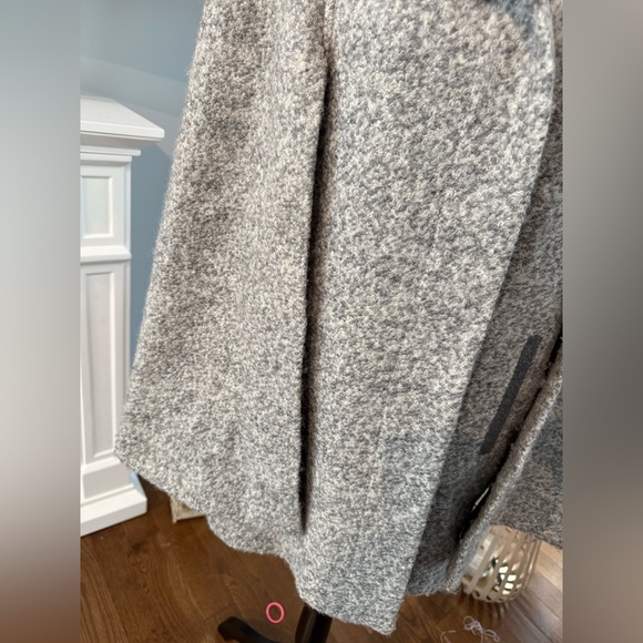 Soia & Kyo Textured Beige Gray Woolf Blemd  Coat - Picture 6 of 13